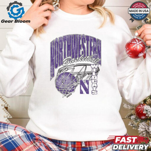 Northwestern Wildcats Script Swish T Shirt