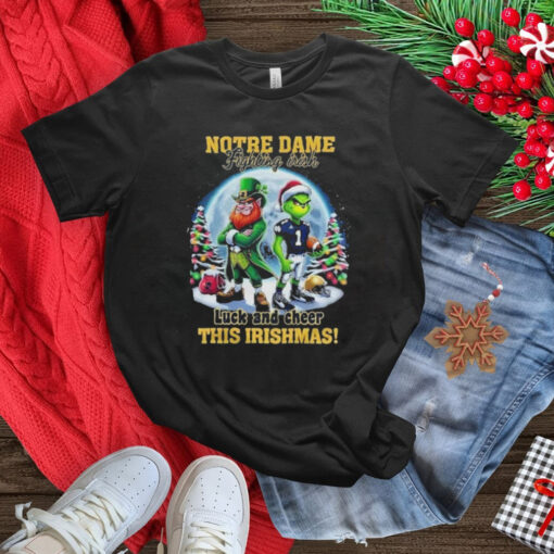 Notre Dame Fighting Irish Luck And Cheer This Irishmas Christmas Shirt