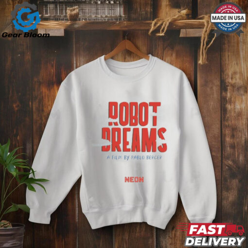 Officia Neon Rated Merch ROBOT DREAMS of Flowers Hot Shirt