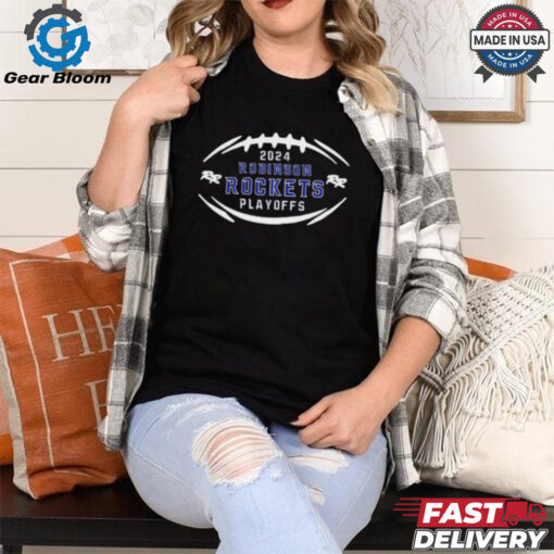 Official 2024 Robinson Rockets Playoffs Football Logo t shirt
