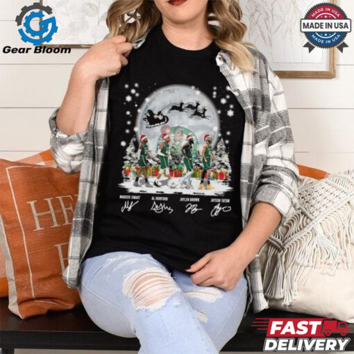 Official Boston Celtics Abbey Road 2024 Merry Christmas Signatures 2024 Shirt