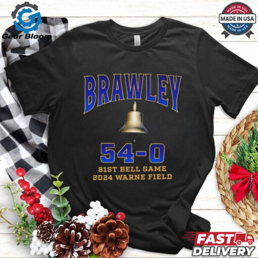 Official Brawley Wildcats 81st Bell Game 2024 Warne Field 54 – 0 t shirt