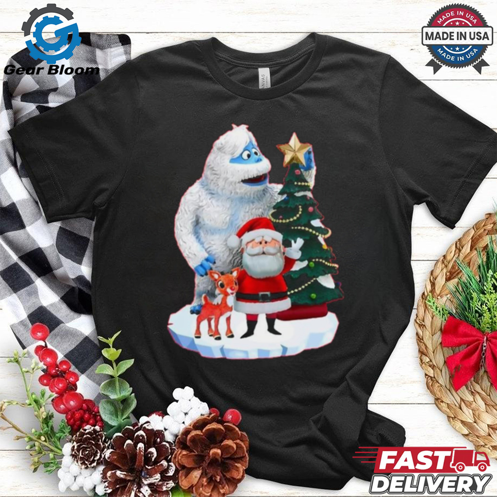 Official Bumble Rudolph And Santa Exclusive Rudolph The Red Nosed Reindeer Christmas Shirt Official Bumble Rudolph And Santa Exclusive Rudolph The Red Nosed Reindeer Christmas Shirt