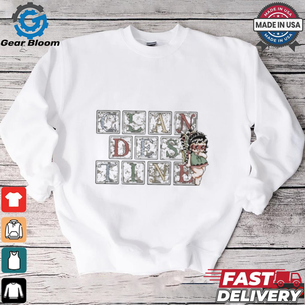 Official Clandestine Fairy Letters Shirt Official Clandestine Fairy Letters Shirt