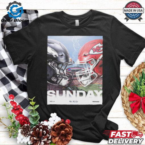 Official Denver Broncos vs Kansas City Chiefs Week 10 2024 AFC West battle Shirt