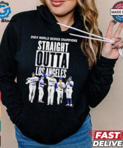 Official Dodgers Straight Out Of Los Angeles World Series Shirt