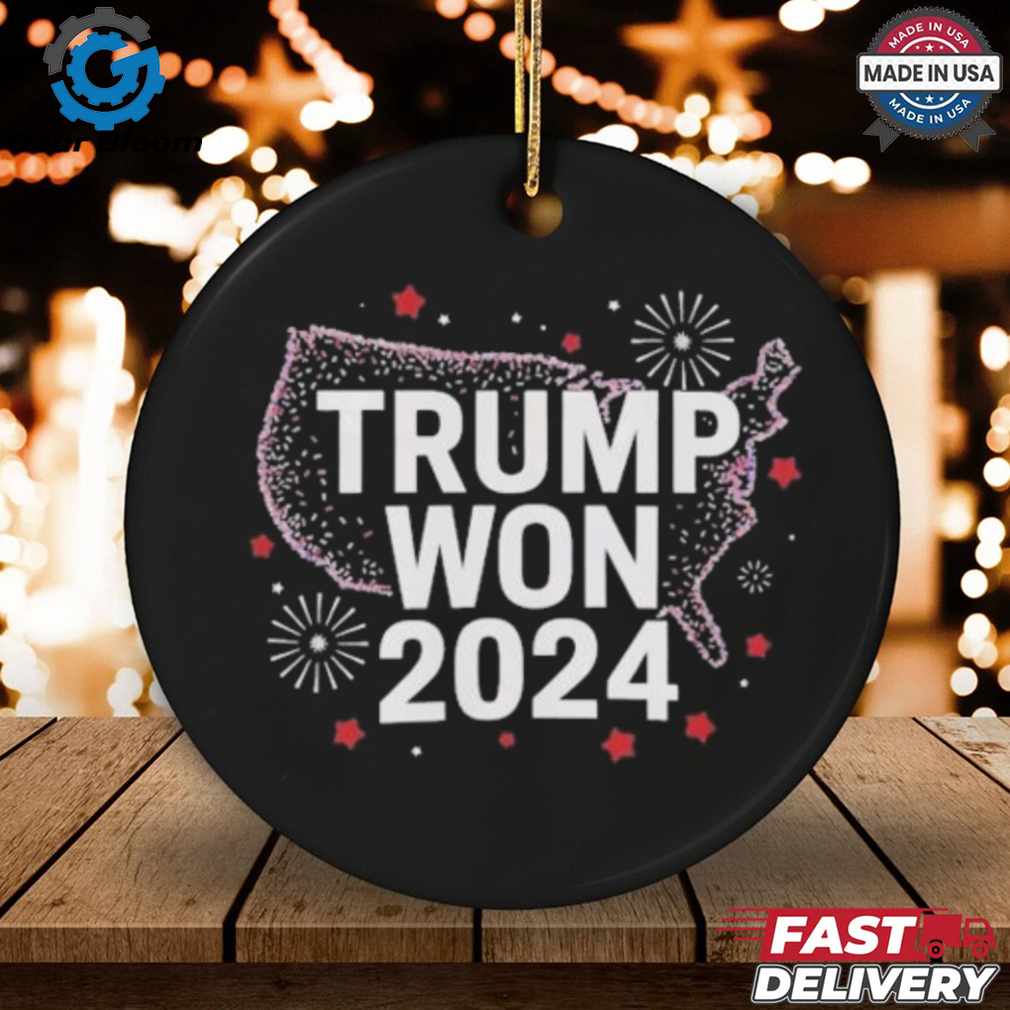 Official Donald Trump Won 2024 President 47th Fireworks US Map MAGA T shirt Official Donald Trump Won 2024 President 47th Fireworks US Map MAGA T shirt
