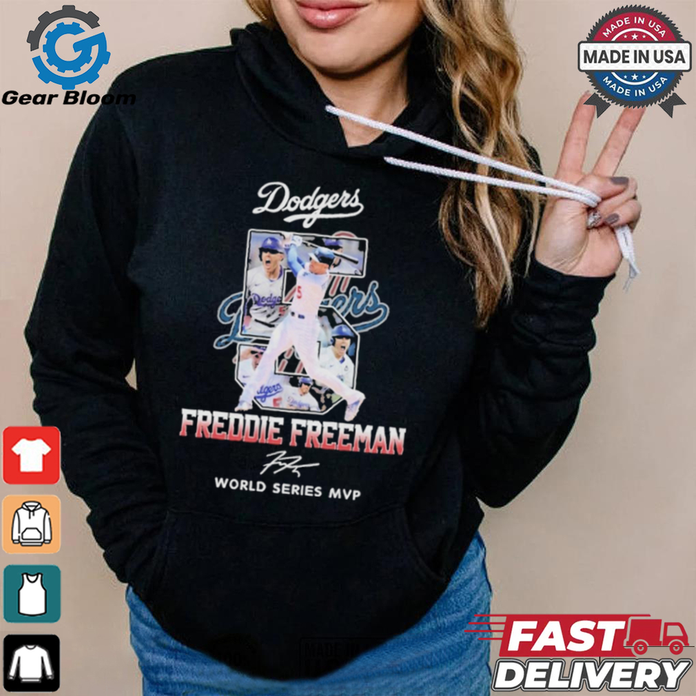 Official Freddie Freeman Los Angeles Dodgers World Series MVP Signature Shirt Official Freddie Freeman Los Angeles Dodgers World Series MVP Signature Shirt