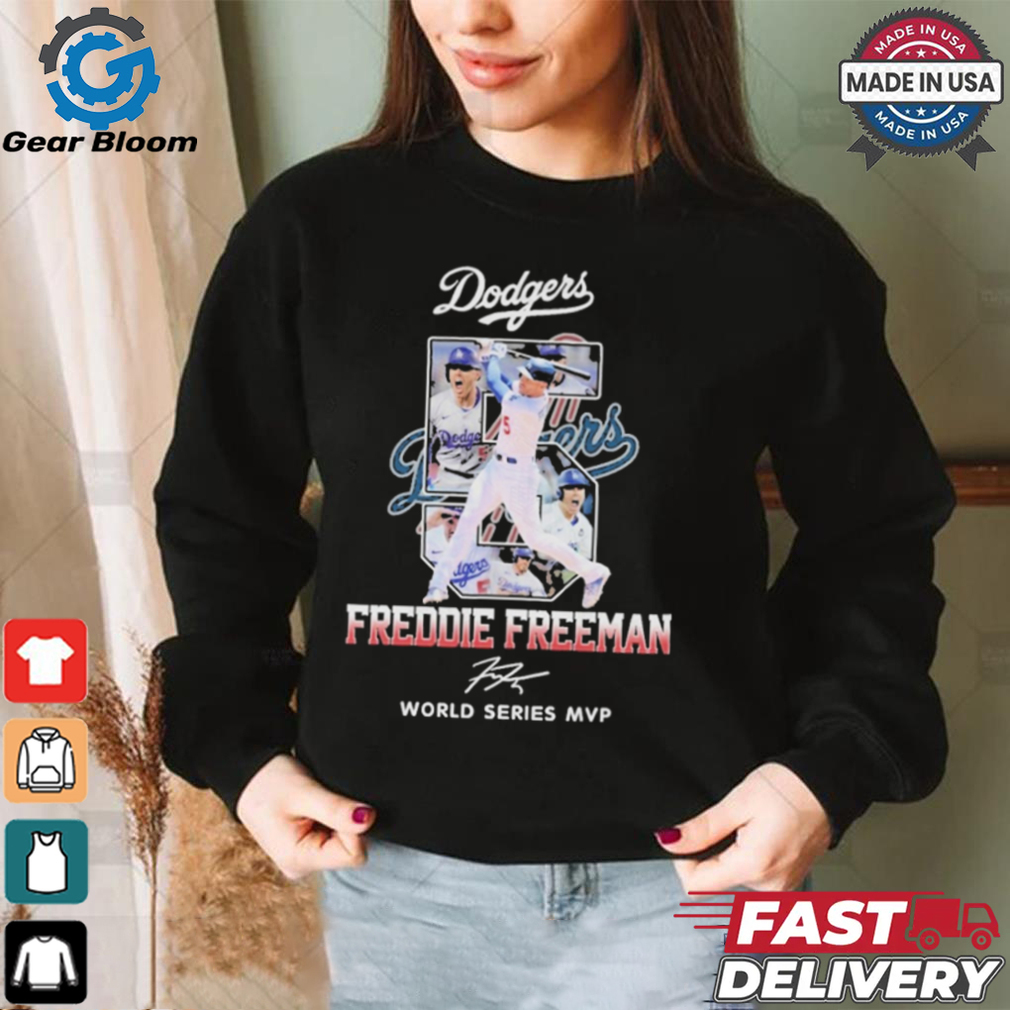 Official Freddie Freeman Los Angeles Dodgers World Series MVP Signature Shirt Official Freddie Freeman Los Angeles Dodgers World Series MVP Signature Shirt