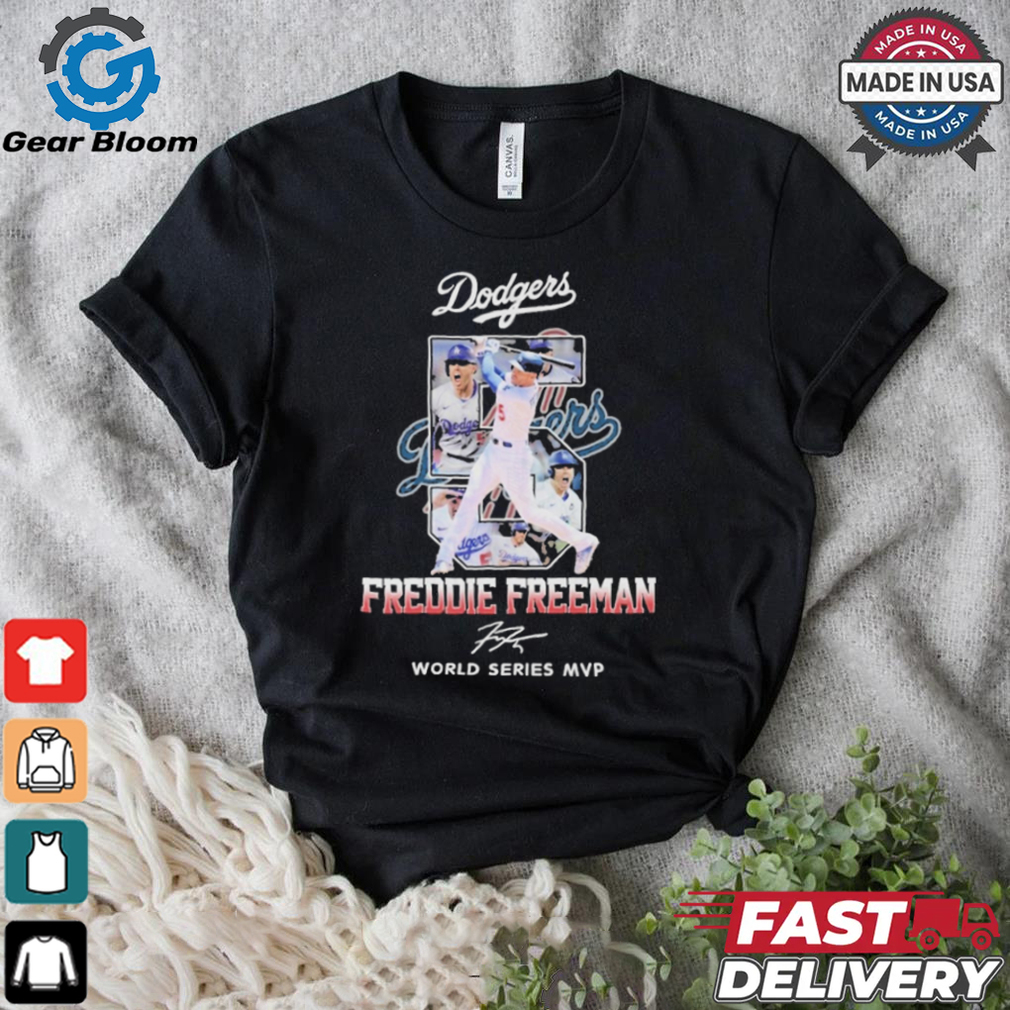 Official Freddie Freeman Los Angeles Dodgers World Series MVP Signature Shirt Official Freddie Freeman Los Angeles Dodgers World Series MVP Signature Shirt