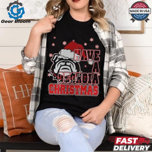 Official Georgia Bulldogs Have A Merry Georgia Christmas Shirt