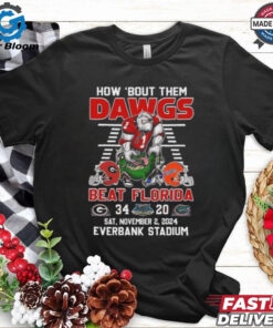Official Georgia Bulldogs How ‘Bout Them Dawgs Beat Florida Gators 2024 Shirt