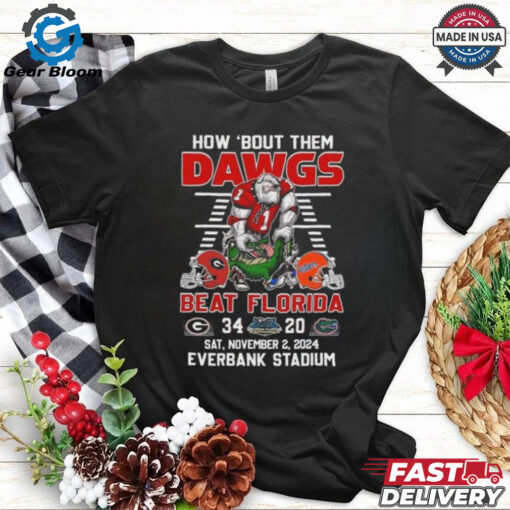 Official Georgia Bulldogs How ‘Bout Them Dawgs Beat Florida Gators 2024 Shirt