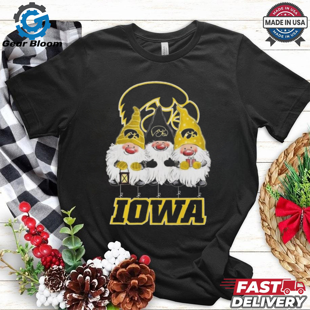Official Gnomes Iowa Hawkeyes Merry Christmas 2024 Shirt Official Gnomes Iowa Hawkeyes Merry Christmas 2024 Shirt