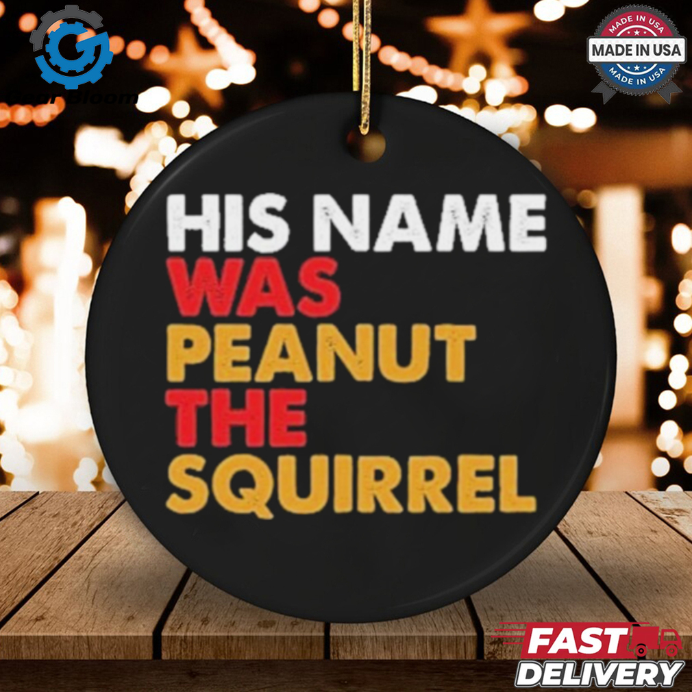 Official His name was Peanut the Squirrel. justice for peanut T Shirt Official His name was Peanut the Squirrel. justice for peanut T Shirt