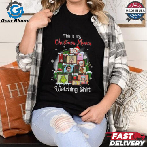 Official Home Alone Grinch Elf This Is My Christmas Movies Watching 2024 Shirt