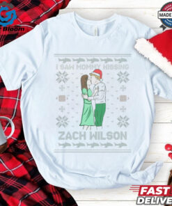 Official I Saw Mommy Hissing Zach Wilson Ugly Christmas 2024 Shirt