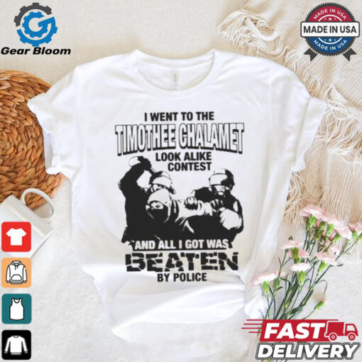 Official I Went To The Timothee Look Alike Contest Shirt