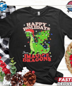 Official Imagine Dragons Cartoon Dragon Holiday Shirt