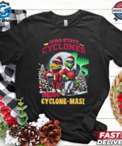 Official Iowa State Cyclones Merry Cyclone Mas Christmas Go Cyclones Shirt