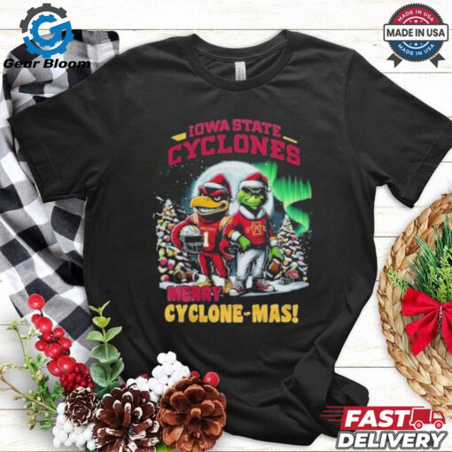 Official Iowa State Cyclones Merry Cyclone Mas Christmas Go Cyclones Shirt