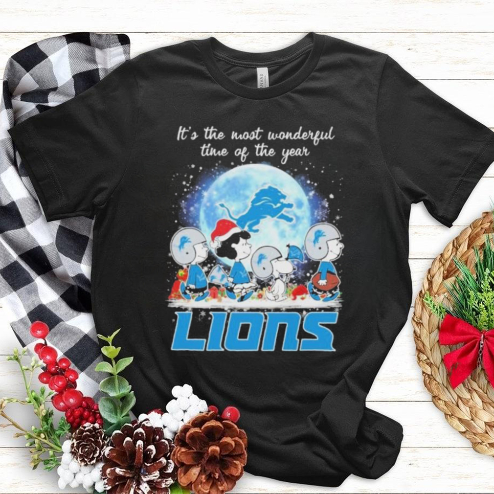 Official It’s The Most Wonderful Time Of The Years Peanuts Characters X Detroit Lions Merry Christmas Shirt Official It’s The Most Wonderful Time Of The Years Peanuts Characters X Detroit Lions Merry Christmas Shirt