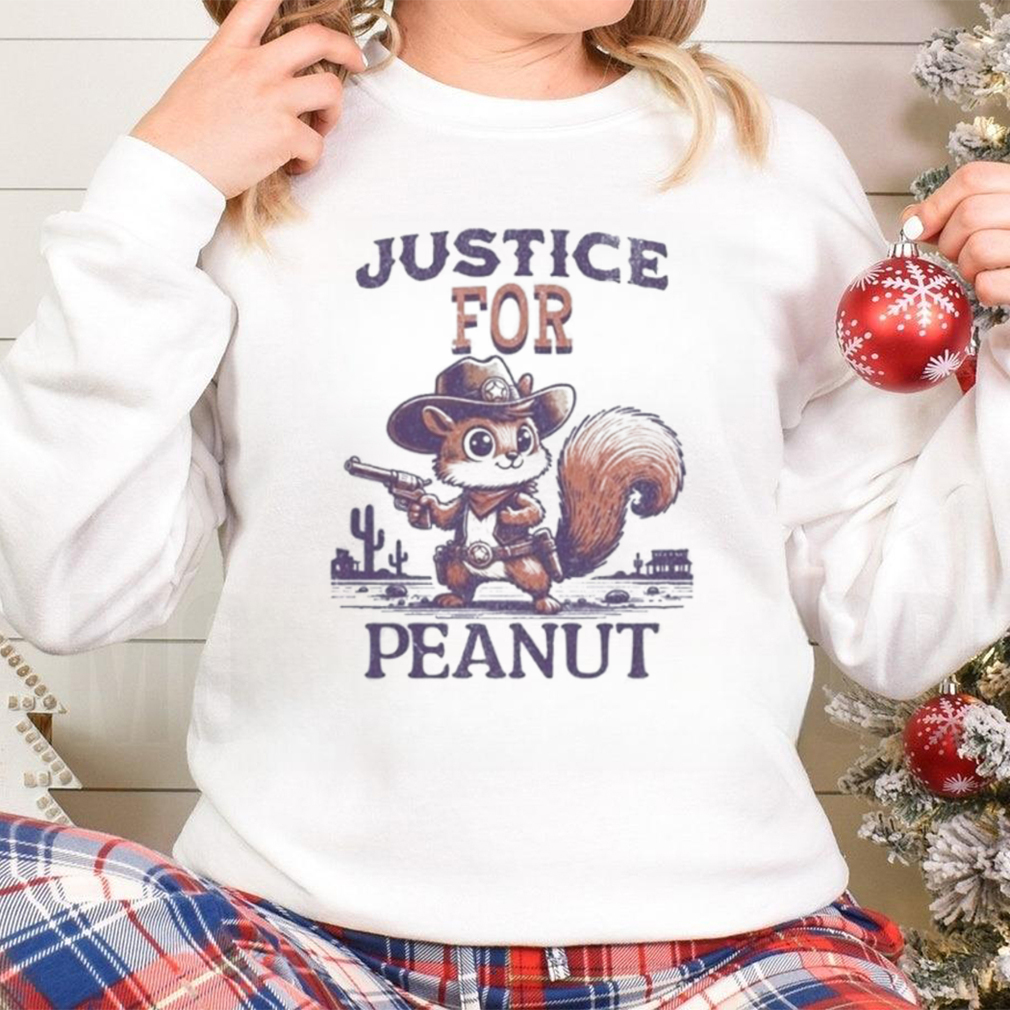 Official Justice For Peanut Squirrel Cowboy Shirt Official Justice For Peanut Squirrel Cowboy Shirt