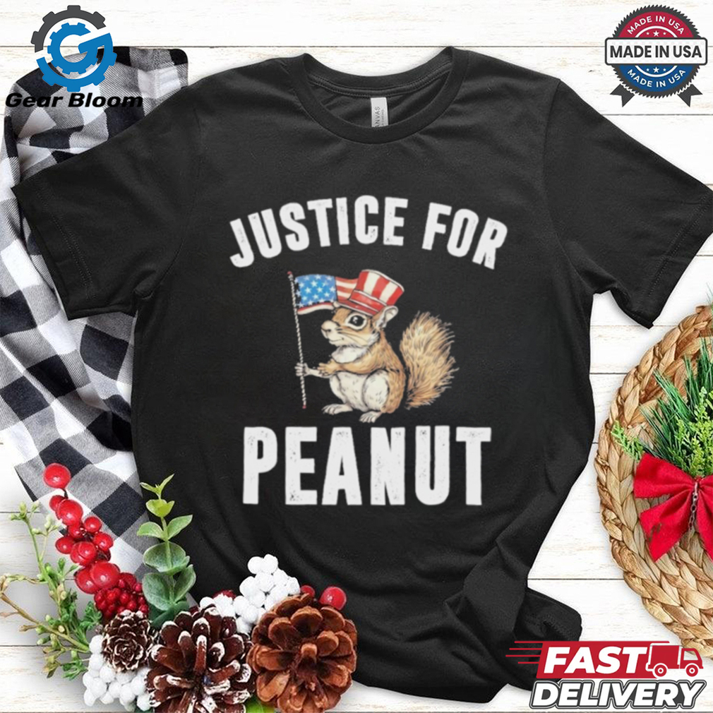 Official Justice For Peanut The Squirrel Holding the American Flag Shirt Official Justice For Peanut The Squirrel Holding the American Flag Shirt