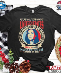 Official Kamala Harris 1st Female President TShirt, President 2024 Kamala Harris Won T Shirt