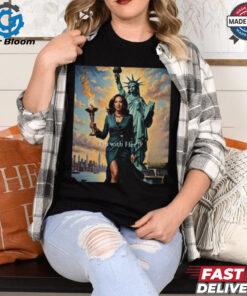 Official Kamala Harris Liberty US 2024 Election I’m With Her Vintage Shirt