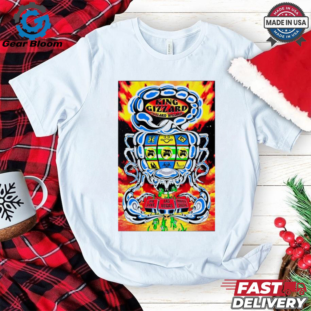 Official King Gizzard And The Lizard Wizard November 8 2024 PH Live In Las Vegas NV Tour Shirt Official King Gizzard And The Lizard Wizard November 8 2024 PH Live In Las Vegas NV Tour Shirt