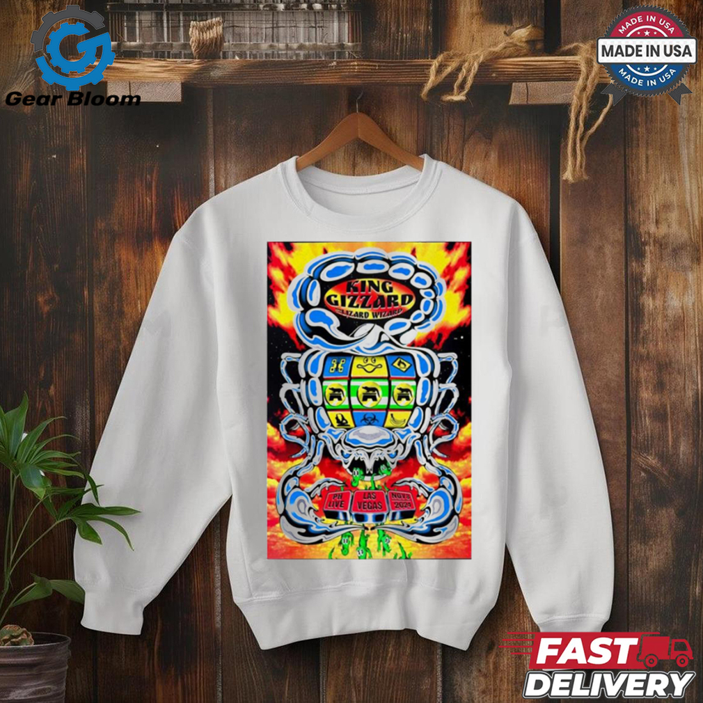 Official King Gizzard And The Lizard Wizard November 8 2024 PH Live In Las Vegas NV Tour Shirt Official King Gizzard And The Lizard Wizard November 8 2024 PH Live In Las Vegas NV Tour Shirt