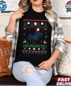 Official Los Angeles Dodgers Mlb Football Ugly Christmas 2024 Shirt