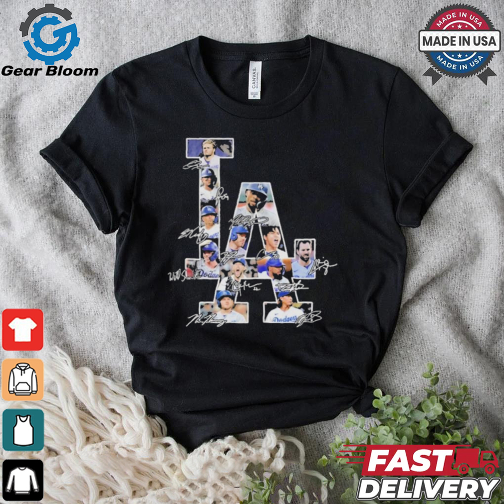 Official Los Angeles Dodgers Signature Unisex T Shirt Official Los Angeles Dodgers Signature Unisex T Shirt