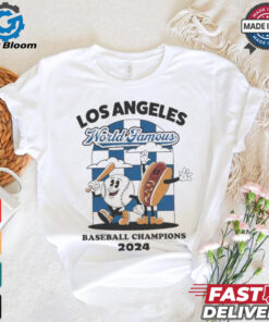 Official Los Angeles Dodgers World Famous Baseball Champions 2024 Shirt