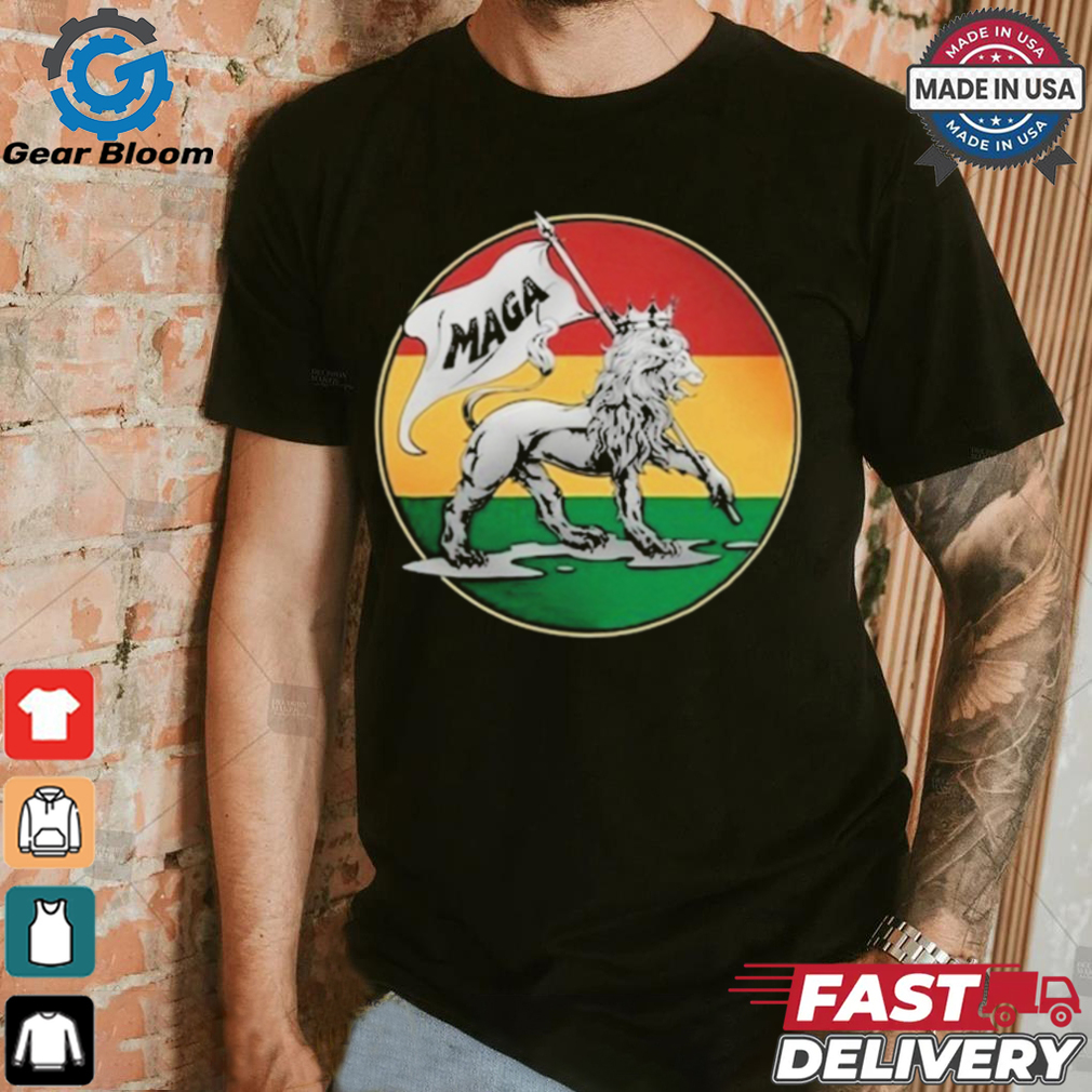 Official Maga Conquering Lion Shirt Official Maga Conquering Lion Shirt