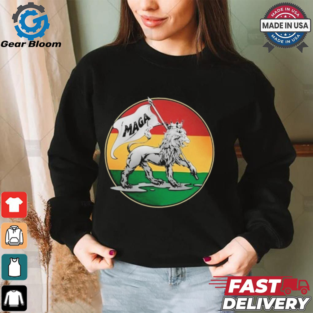 Official Maga Conquering Lion Shirt Official Maga Conquering Lion Shirt