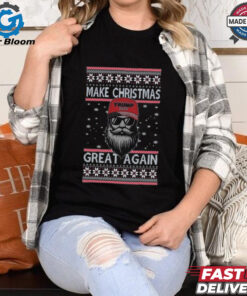 Official Make Christmas Great Again Trump Santa Claus Christmas Ugly 2024 Shirt