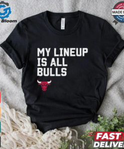 Official My Lineup Is Chicago Bulls NBA t shirt