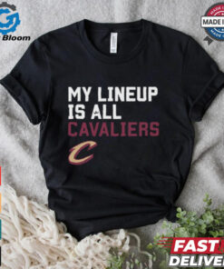 Official My Lineup Is Cleveland Cavaliers NBA t shirt