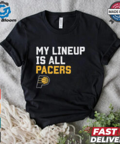 Official My Lineup Is Indiana Pacers NBA t shirt