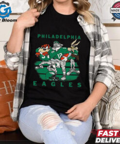 Official Philadelphia Eagles Cartoon Eagles Super Bowl 2024 Shirt
