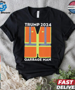 Official President Trump 2024 Garbage Man Funny Garbage Patriots Support T Shirt