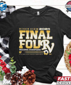 Official River View 2024 Final Four Regional Champions Ohio Soccer Tournament t shirt