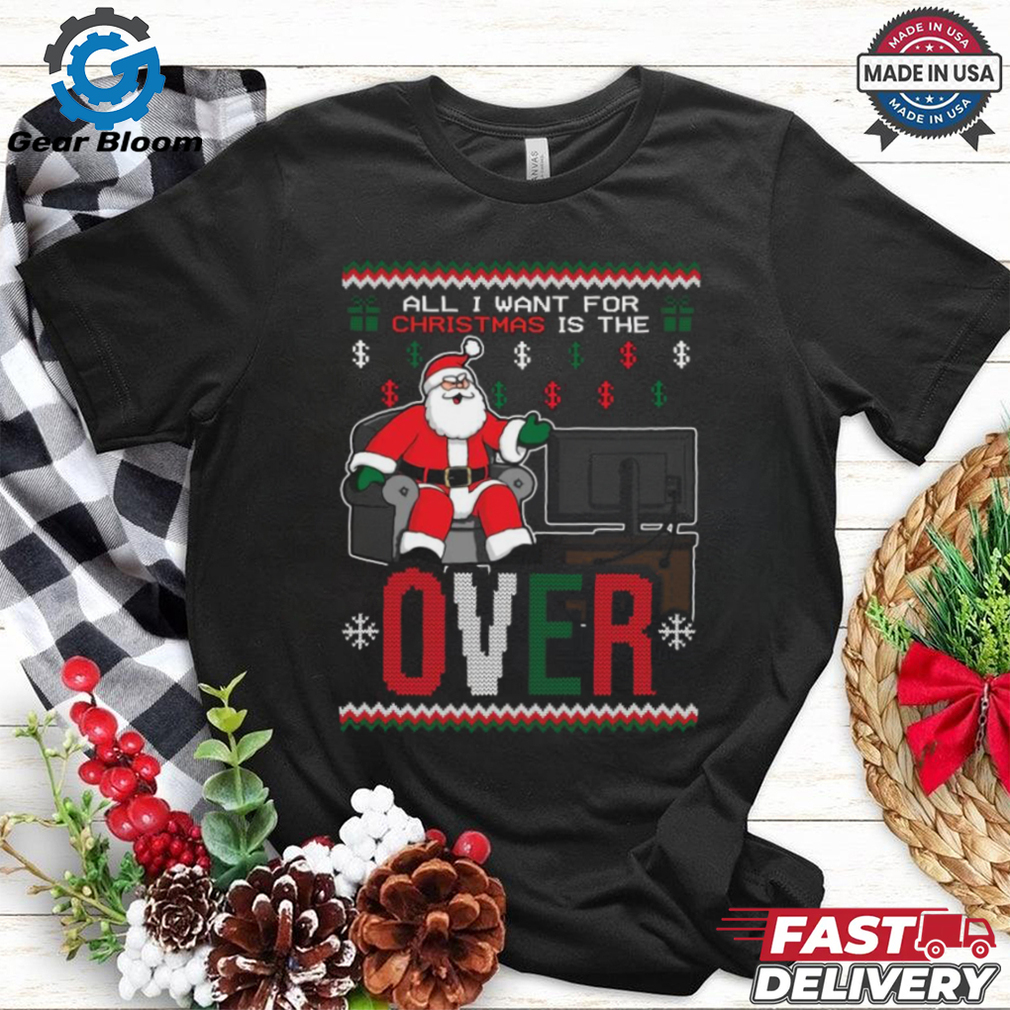 Official Santa All I Want For Christmas Is The Over Ugly Christmas 2024 Shirt Official Santa All I Want For Christmas Is The Over Ugly Christmas 2024 Shirt