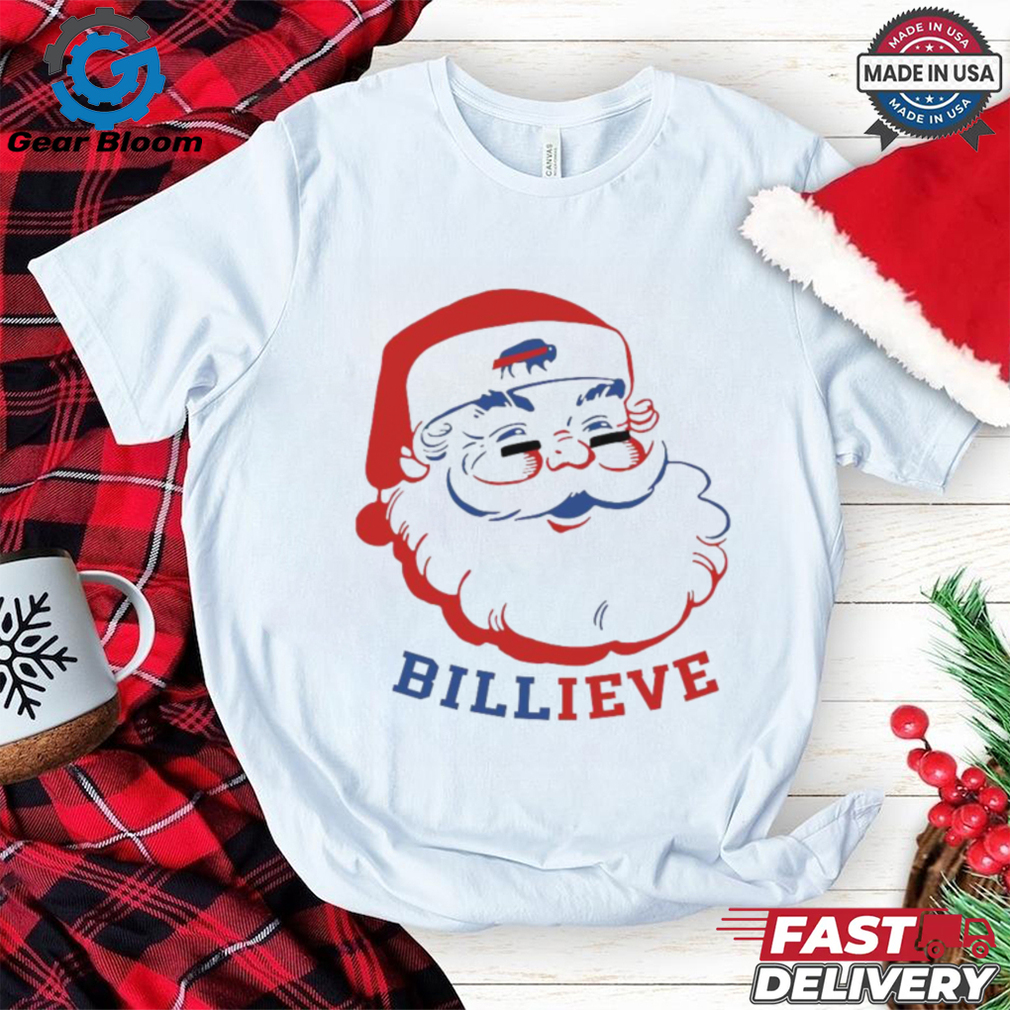 Official Santa Claus Buffalo Bills Billieve Christmas 2024 Shirt Official Santa Claus Buffalo Bills Billieve Christmas 2024 Shirt