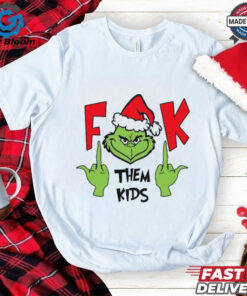 Official Santa Grinch fuck them kids Christmas 2024 Shirt