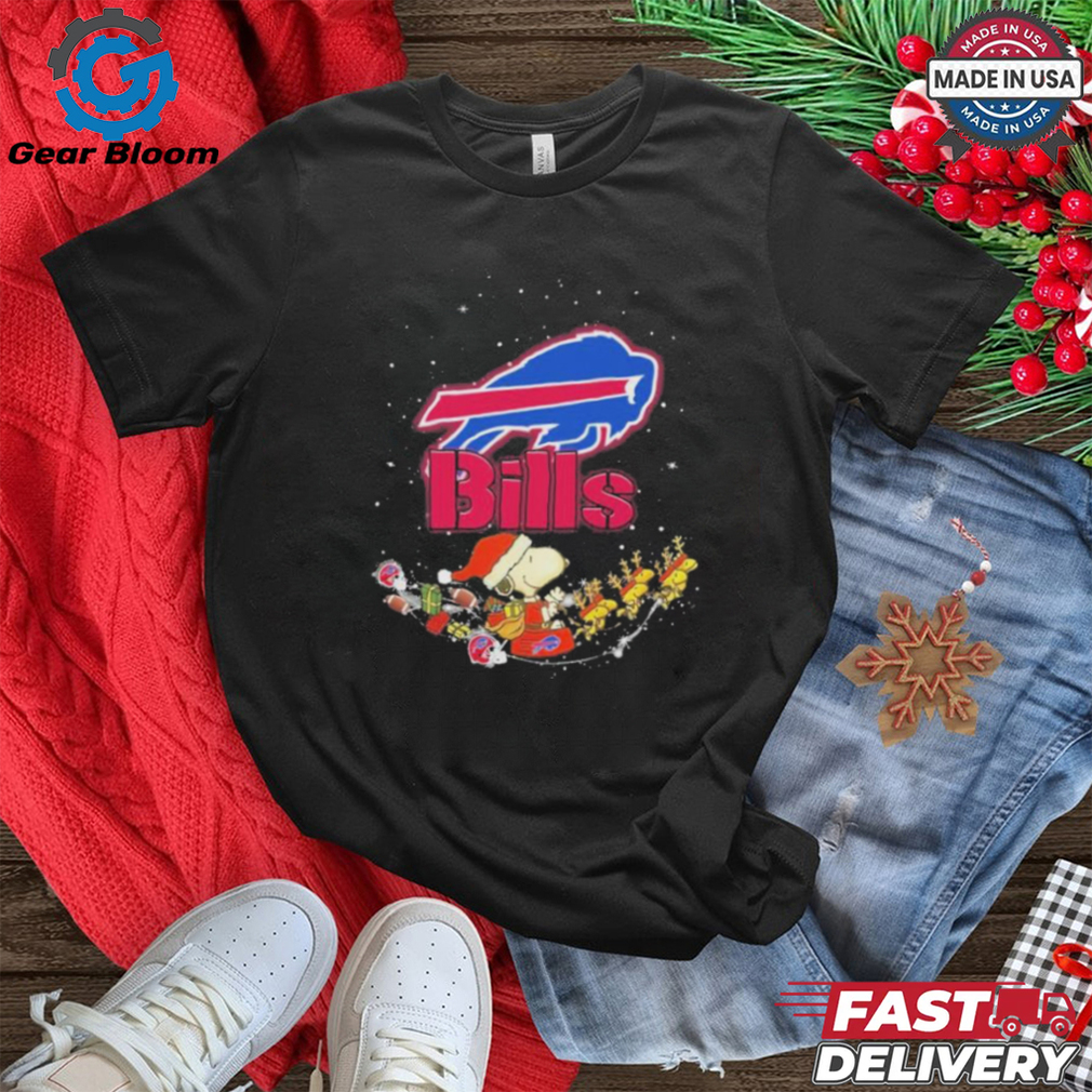 Official Snoopy And Woodstock Sleigh Buffalo Bills Merry Christmas shirt Official Snoopy And Woodstock Sleigh Buffalo Bills Merry Christmas shirt