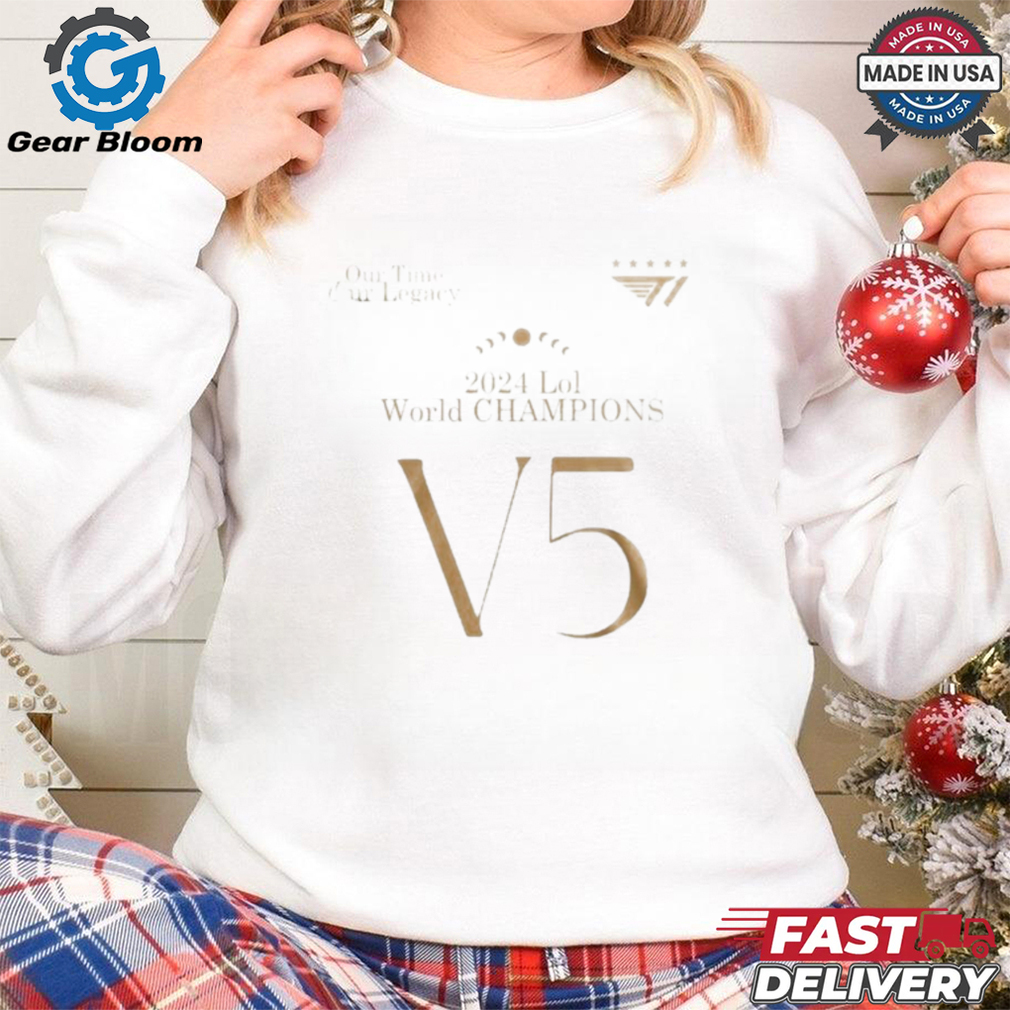 Official T1 2024 Lol World Champions T Shirt Official T1 2024 Lol World Champions T Shirt
