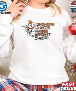 Official Texas Longhorns Lights Shine Bright Christmas Mascot Shirt